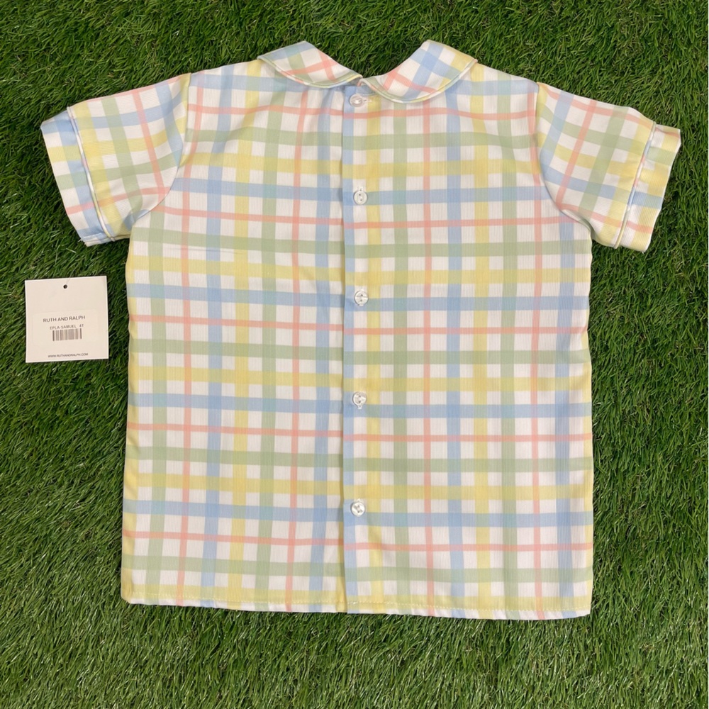 NWT Ruth and Ralph Samuel Plaid Short Set - Picture 8 of 10